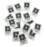 CombiCraft Plastic rechthoek munten 50 x 35 mm met jouw eigen ontwerp - per 100 stuks