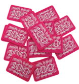 CombiCraft Plastic rechthoek munten 50 x 35 mm met jouw eigen ontwerp - per 100 stuks