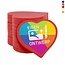 CombiCraft Hartje plastic munten 40x40mm met jouw eigen ontwerp - per 100 stuks
