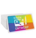 CombiCraft Rechthoekige plastic munten 64x42mm met jouw eigen ontwerp - per 100 stuks