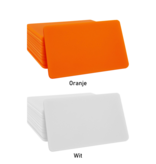 Rechthoekige plastic munten 64x42mm met jouw eigen ontwerp - per 100 stuks