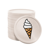 Gekleurde softijs consumptiemunten Ø29mm - 100 stuks