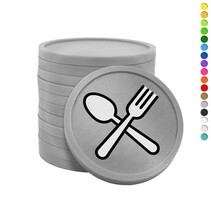 Consumptiemunten vork en lepel - 100 stuks