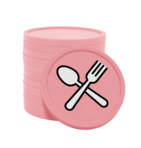 CombiCraft Bestek met vork en lepel consumptiemunten Ø29mm - 100 stuks