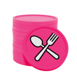 CombiCraft Bestek met vork en lepel consumptiemunten Ø29mm - 100 stuks