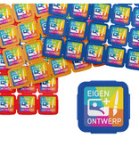 Breekmunten aardappelzetmeel met jouw ontwerp in full colour - 1000 stuks