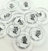 CombiCraft Transparante plastic munten met jouw eigen bedrukking vanaf 3000 stuks - per 1000 stuks