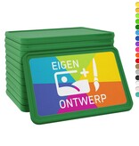 Plastic rechthoek munten 50x35mm met jouw eigen ontwerp vanaf 3000 stuks - per 1000 stuks