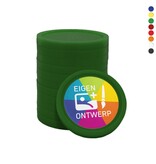 Kleine biologisch afbreekbare munten Ø23mm met jouw eigen ontwerp - per 1000 stuks