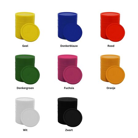 CombiCraft Kleine biologisch afbreekbare munten Ø23mm met jouw eigen ontwerp - per 1000 stuks