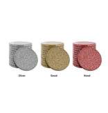 Plastic bedrukte glittermunten Ø29mm met jouw ontwerp - per 100 stuks