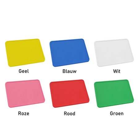 CombiCraft Blanco plastic munten rechthoek 50x35mm - per 100 stuks