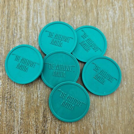 CombiCraft Gerecycled visnet reliëfmunten Ø29mm met jouw ontwerp - per 1000 stuks