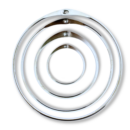 CombiCraft Staal vernikkelde cipiersringen of klikringen in diverse maten - per 1 stuk