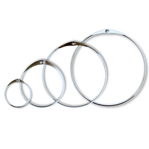 Staal vernikkelde cipiersringen - per  stuk