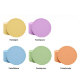 CombiCraft Gerecycled plastic reliëfmunten Ø70mm met jouw ontwerp - per 1000 stuks