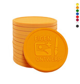 CombiCraft Aardappelzetmeel reliëfmunten Ø29mm met jouw ontwerp - per 1000 stuks