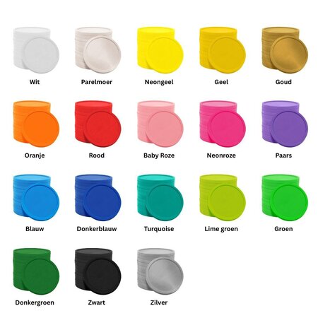CombiCraft Plastic breekmunten Ø29mm met jouw ontwerp vanaf 3000 stuks - per 1000 stuks