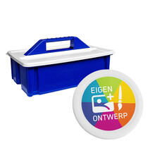 Bedrukte munten plastic Ø28mm wit - 2000 stuks