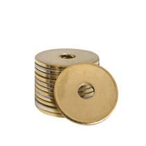 Automaatmunt € 1,00 messing - 100 stuks