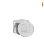 CombiCraft Brons gegoten automaatmunten Ø20mm voor mechanische muntproevers met eigen ontwerp - per 100