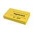 Consumptiebon vegetarisch in geel 50x30mm - per 50 bonnen