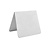 Blanco tafelbordje Otto 60x60mm zilver