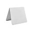 CombiCraft Blanco aluminium tafelbordje Otto 60x60mm - per stuk