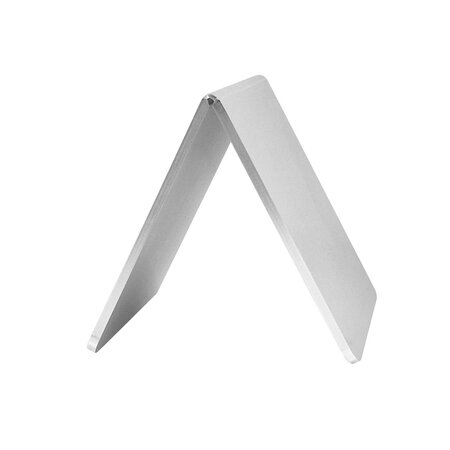 Blanco aluminium tafelbordje Otto 60x60mm - per stuk