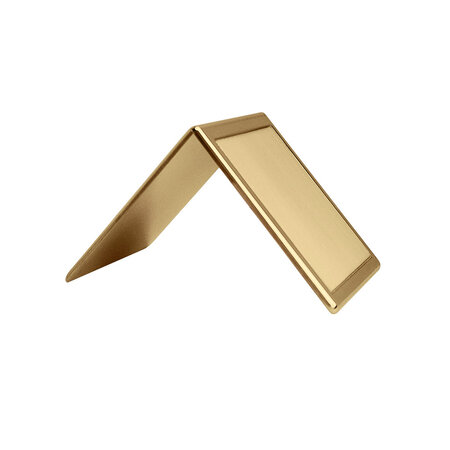 Blanco messing tafelbordje Excellent 60x60mm - per stuk