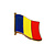 Vlag pin Roemenië
