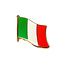 Vlag pin Italië 18 x 14 mm - per 1 stuk