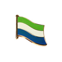 Vlag pin Sierra Leone