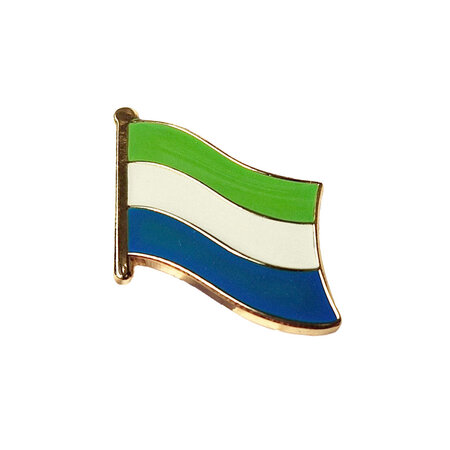 Vlag pin Sierra Leone 18 x 14 mm - per 1 stuk