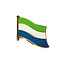 Vlag pin Sierra Leone 18 x 14 mm - per 1 stuk