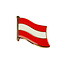 Vlag pin Oostenrijk 18 x 14 mm - per 1 stuk