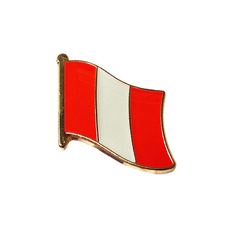 CombiCraft Vlag pin Peru 18 x 14 mm - per 1 stuk