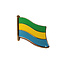 Vlag pin Gabon 18 x 14 mm - per 1 stuk