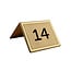 CombiCraft Tafelnummer Excellent 60x60mm messing - per stuk