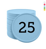 Genummerde consumptiemunten 1 t/m 100