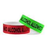 Tyrex polsbandjes leeftijdscontrole alcohol mix - per 100 stuks