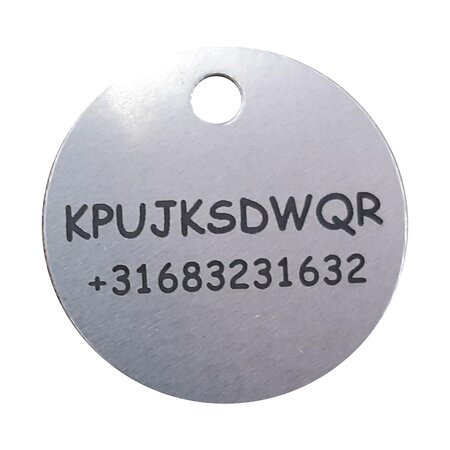 Lovely Dogs Aluminium Ø30mm Dierenpenning met gravering