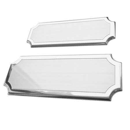 Aluminium naambordje Avelina met tekst - per stuk