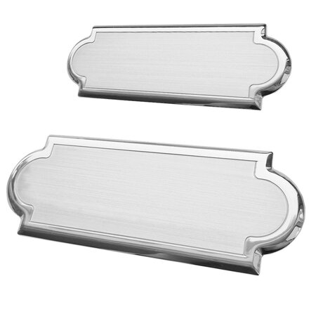 Aluminium naambordje Argentína met tekst - per stuk