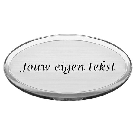 Aluminium naambordje Ariana met tekst - per stuk