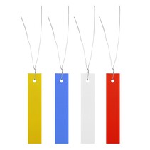 Hangetiketten met verzinkt draad 18x100mm