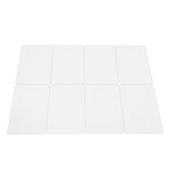 Blanco hangetiketten of plantetiketten 74,2x105mm van PET voor laserprinters wit - per 200 etiketten