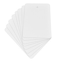 Blanco hangetiketten 105x148,5mm wit