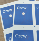 CombiCraft Blanco hangetiketten of plantetiketten 105x148,5mm van PET voor laserprinters wit - per 100 etiketten