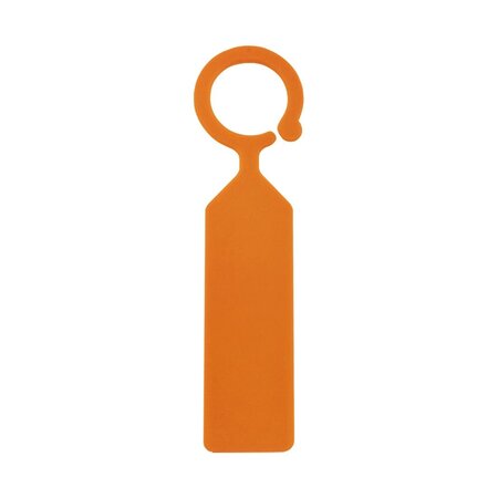 CombiCraft Blanco hangetiketten met opening 24x110mm van PVC - per 100 stuks